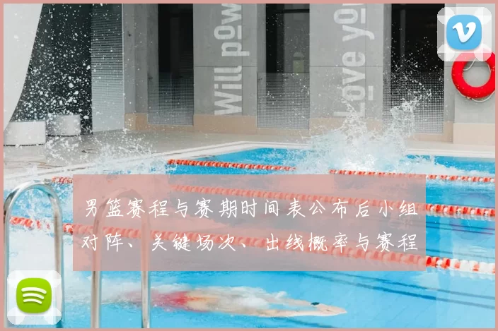 男篮赛程与赛期时间表公布后小组对阵、关键场次、出线概率与赛程看点解读