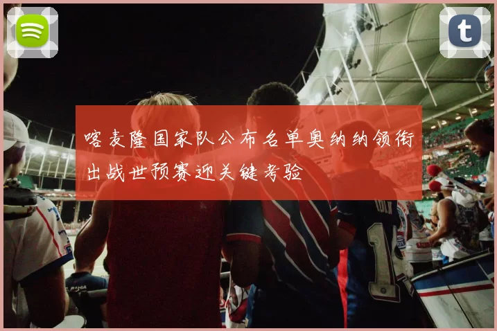 喀麦隆国家队公布名单奥纳纳领衔出战世预赛迎关键考验